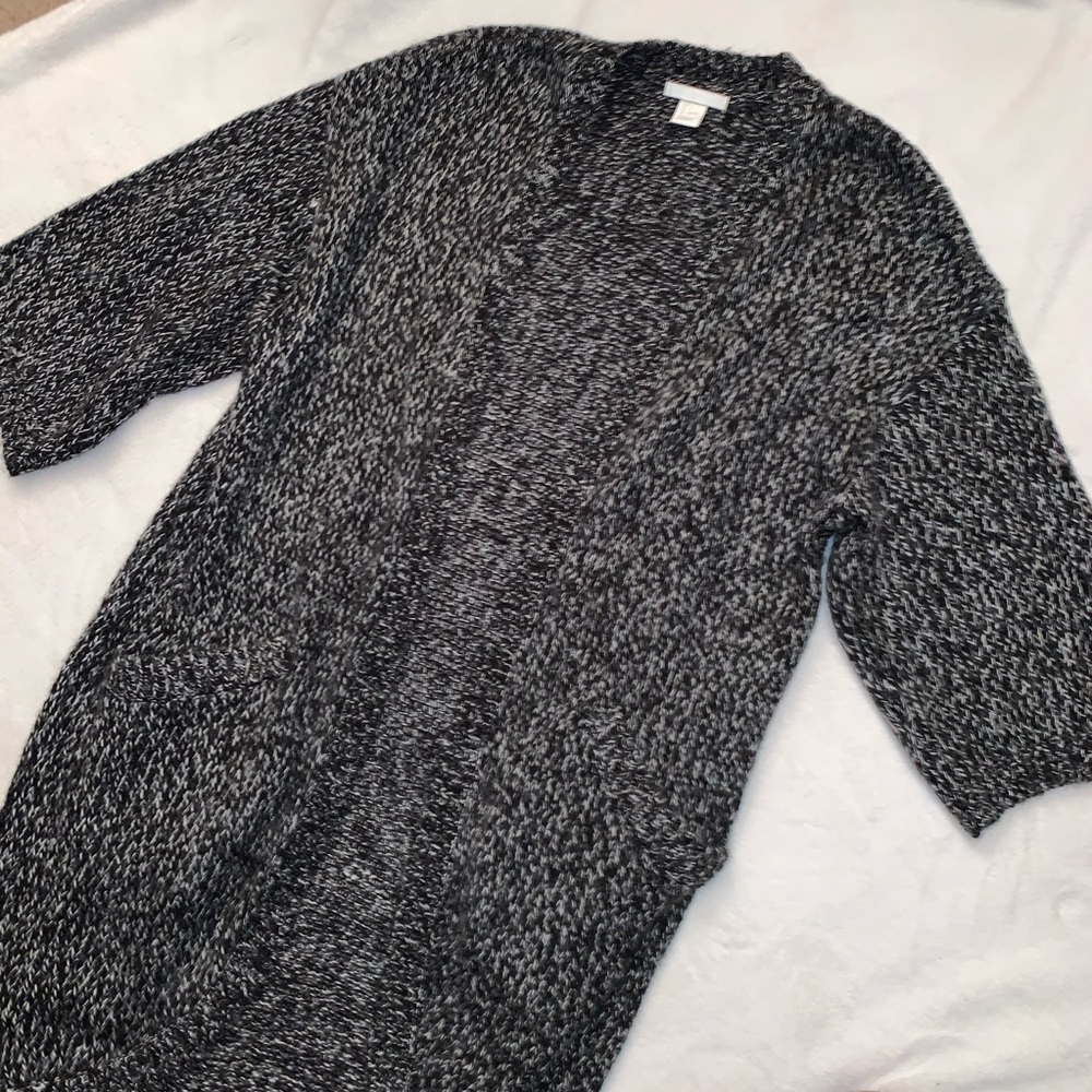 H&M oversized duster cardigan with pockets